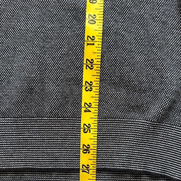 Men's Black White Cable V-Neck Sweater Vest Preppy Academia Vintage 1990s XL - Picture 6 of 6